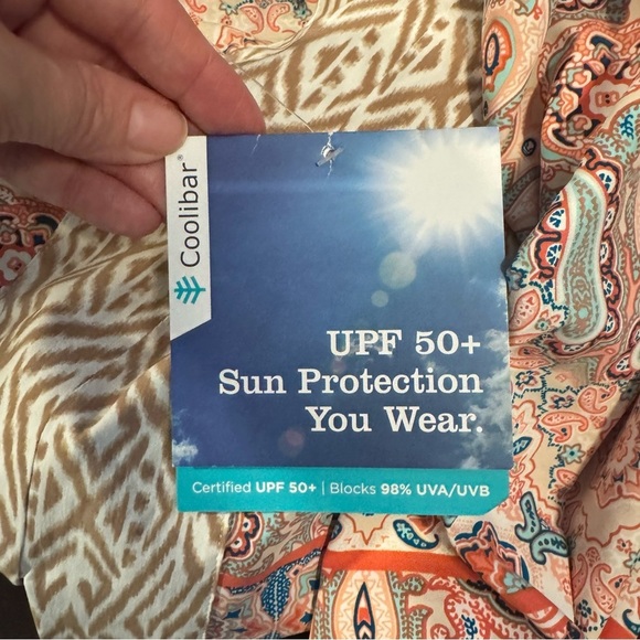 Coolibar UPF 50+ Calvada Cover-Up Dress NWT - Picture 5 of 11